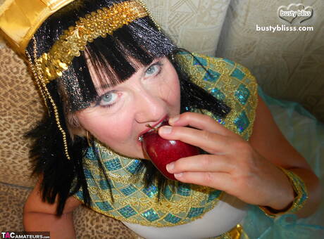 TAC Amateurs are excited to present you with a gallery showcasing Busty Bliss in blows on dick